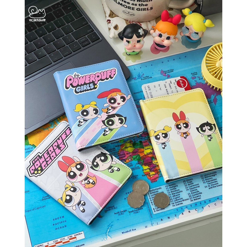 Vỏ passport Powerpuff girl