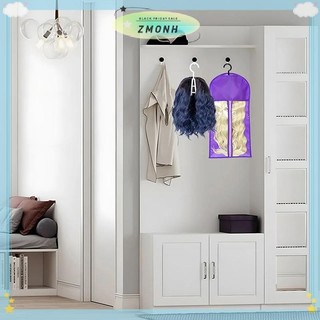 Túi lưu trữ phần mở rộng tóc dài Túi đựng tóc giả chống bụi không dệt có móc cho nhà tổ chức giả Túi đóng gói