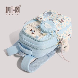 Balo học sinh dễ thương hình chó Dachshund - Ba lô nữ sinh tiểu học trung học giảm tải