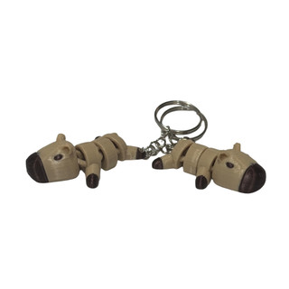 Móc khóa mô hình capybara lắc lư dễ thương