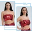 Treeling Long Lanh Ống Áo Co Giãn quây Bandeau Áo Đảng Clubwear Sequins Crop
