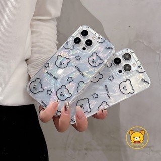 Dành Cho Xiaomi 15 14T Pro Redmi Note 14 Pro Plus 12 Turbo 14C 14R A4 A3 Pro Poco C75 X7 Pro F5 4G 5G Vỏ Chống Sốc Hàn Quốc Họa Tiết Gấu Ngôi Sao Dễ Thương Hàn Quốc Vỏ Mềm