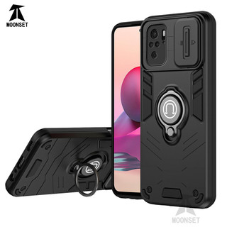 Dành Cho Redmi Note 10 / 10s 4G / POCO M5s 4G Ốp điện thoại Có Chân Đế Giáp Lưng TPU Mềm Edge Bảo Vệ Ống Kính Máy Ảnh Chống Sốc Mỏng Vỏ