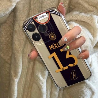 Ốp điện thoại Mueller Đức cho iPhone 11, / 16 12 / 13 / 14 / 15pro Max, cá tính sáng tạo thú vị. Vỏ trong suốt, chống thấm nước, chống sốc, vỏ bảo vệ
