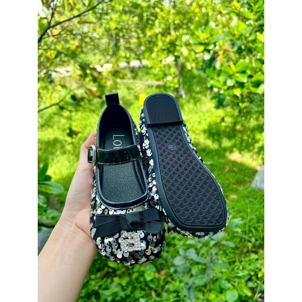 giày búp bê cho bé gái giày bệt size 27 - 37 cho bé đi học đi chơi mềm êm chân kim sa lấp lánh điệu đà công chúa 9637