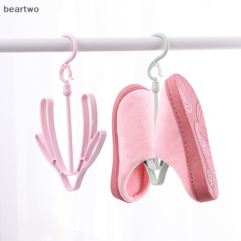 < Beartwo > al Giày Sấy Móc Treo Giá Phơi Chống Gió Xoay Ban Công Khăn Cà Vạt Treo Giày Để Bảo Quản Gia Đình Sắp Xếp Đẹp