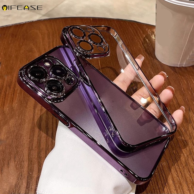 Dành Cho Samsung Galaxy Note 20 Ultra 10 Plus 10 + 9 8 Ốp Điện Thoại Sang Trọng Mạ Sáng Bóng Lấp Lánh Kinh Doanh Đơn Giản Vàng Hồng Trong Suốt Vỏ Silicon Mềm Trong Suốt