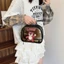 Lotso Dâu Gấu Hoạt Hình Túi Xách Dung Tích Lớn Túi Trang Điểm Túi Vệ Sinh Du Lịch Trong Suốt Túi Bảo Quản Di Động