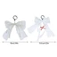 Ở lại Ngọc Trai Hiện Đại Bowtie Ren Dangle Charm Đa Năng Túi Thời Trang Nữ Mặt Dây Chuyền