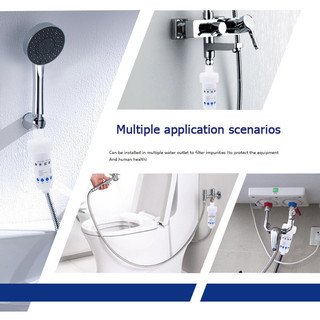 watfac Máy lọc nước máy giặt máy nước nóng phía trước 5 inch PP thay thế bộ lọc nắp bồn cầu thông minh