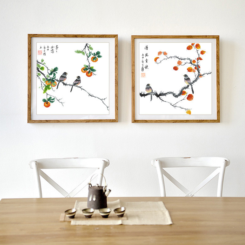 Lời chúc tốt đẹp nhất 11ct Không thêu đầy đủ đơn giản hiện đại thêu chữ thập tác phẩm nghệ thuật trang trí tường50x50cm