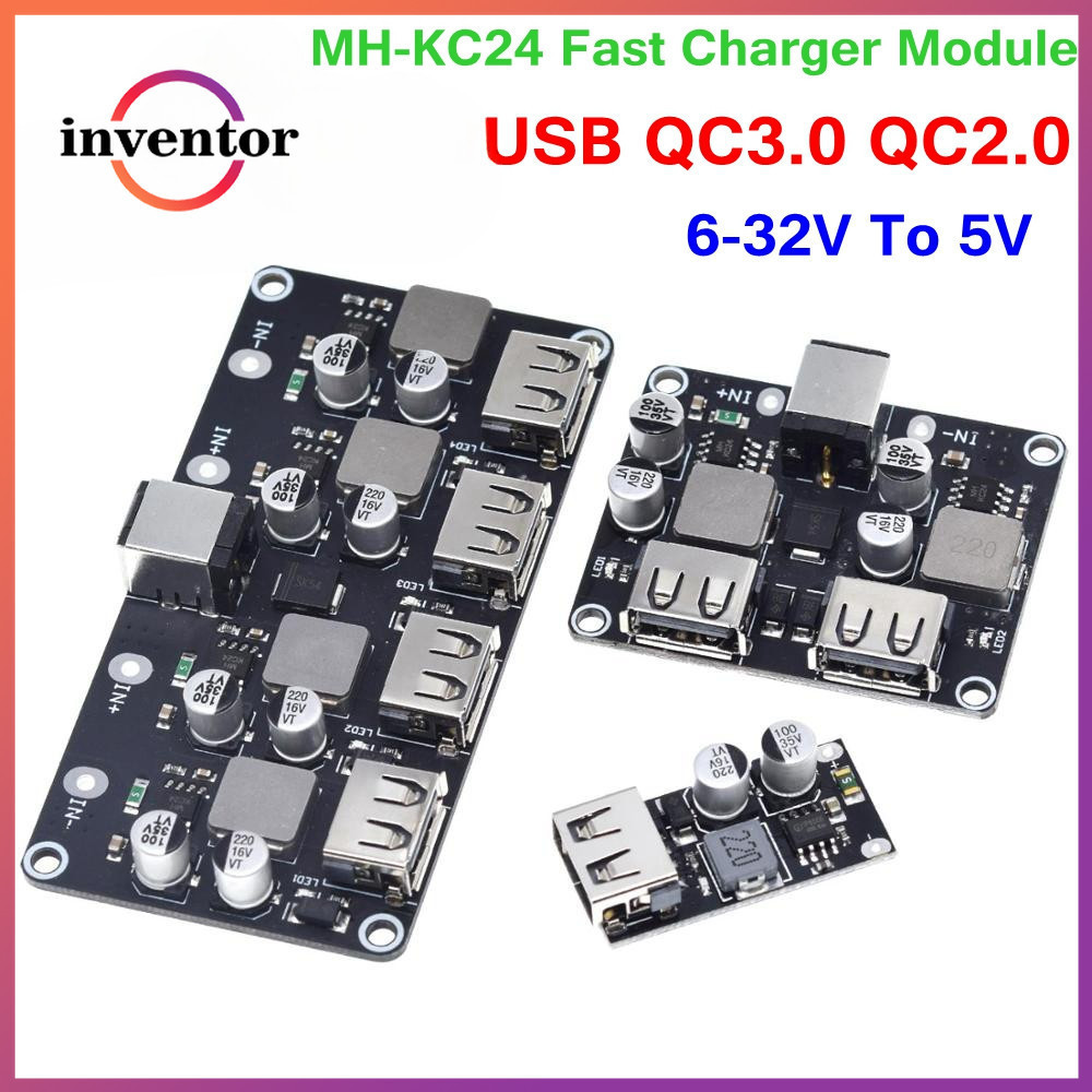 Usb QC3.0 QC2.0 USB DC-DC Buck Chuyển Đổi Sạc Bước Xuống Mô Đun 6-32V ...