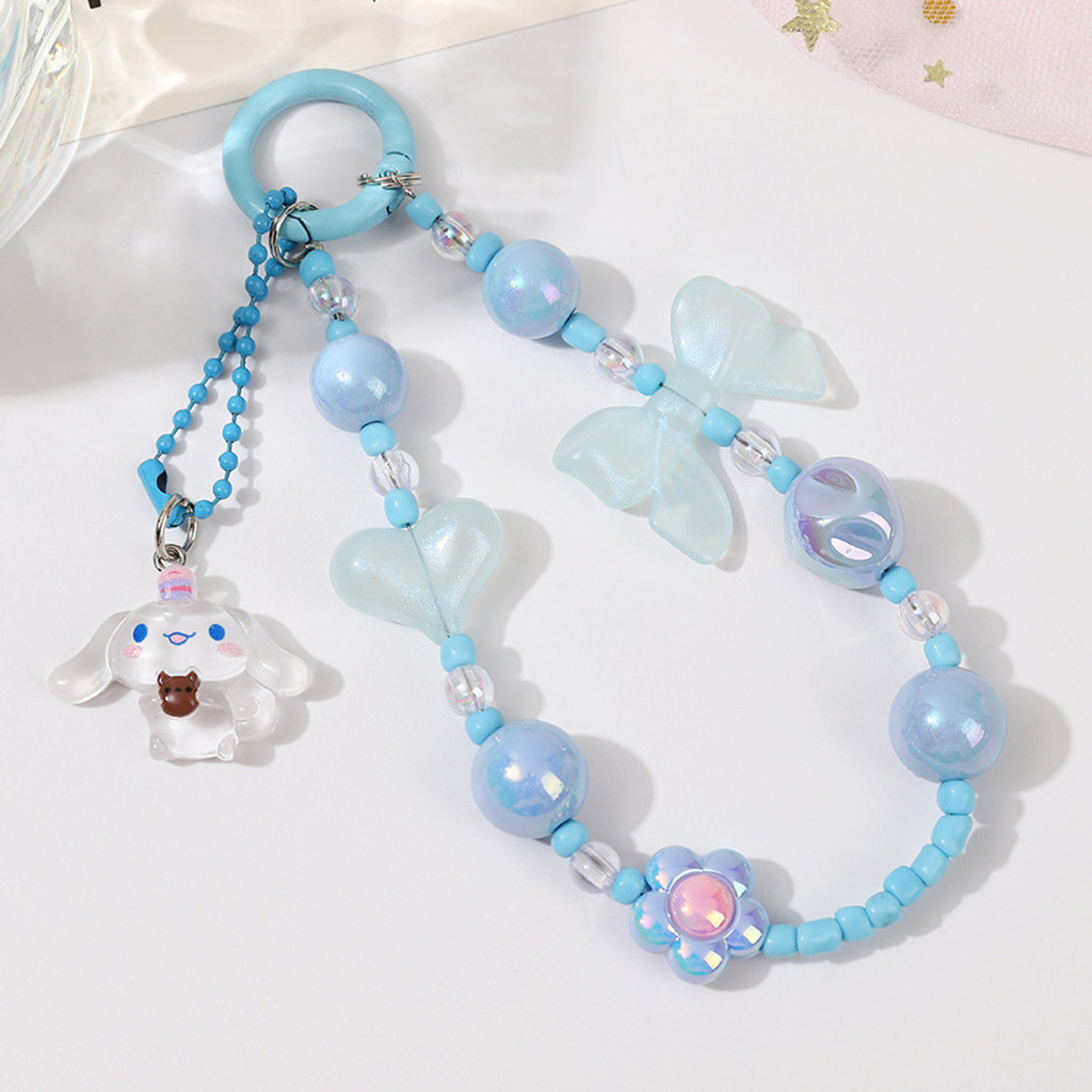 Ốp điện thoại di động Chuỗi hạt không dễ phá vỡ Chất liệu Acrylic Quyến rũ điện thoại