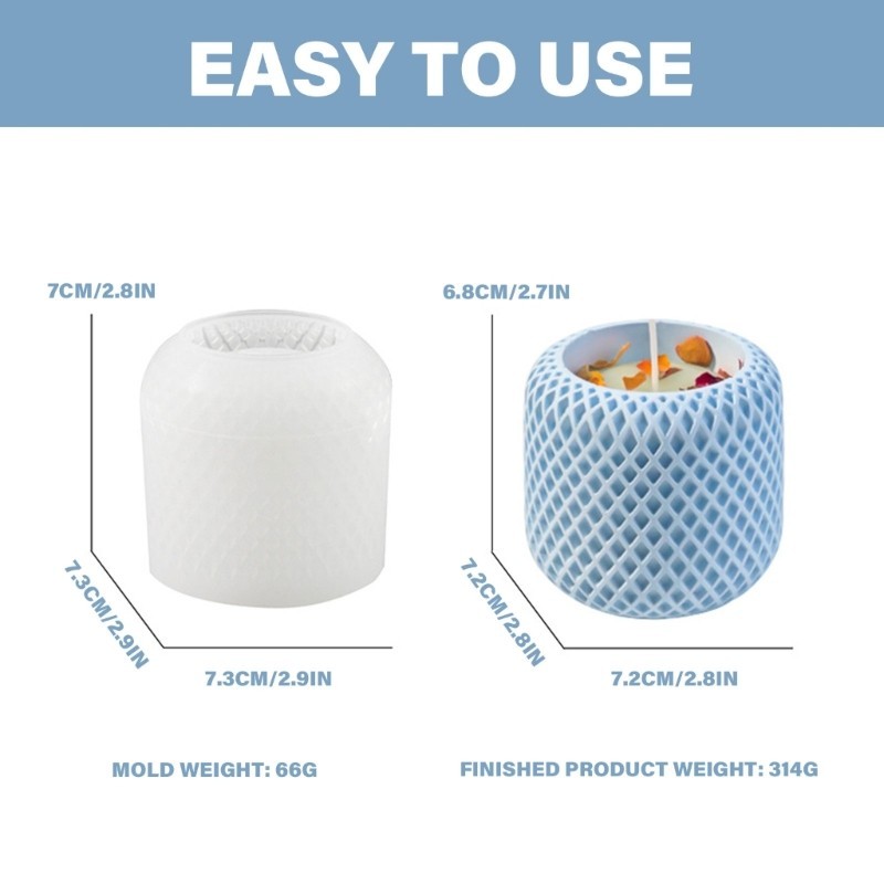 Khuôn Silicone Đứng Hình Tròn, Chất Liệu Cao Cấp, Dụng Cụ Làm Tác Phẩm Thủ Công Linh Hoạt