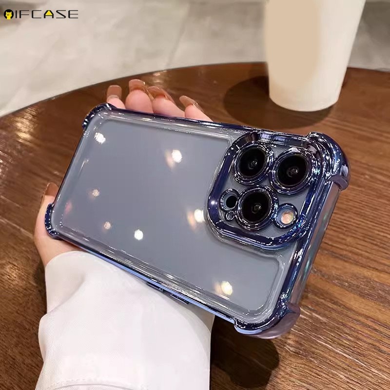 Dành Cho Redmi 13 13C 12 12C 4G 11A 10 Power 10C 9 Prime 9A 9T 9i Vỏ Điện Thoại Bốn Góc Chống Rơi Chống Sốc Với Ống Kính Máy Ảnh Mạ Phim Vỏ Mềm Trong Suốt Ốp Lưng