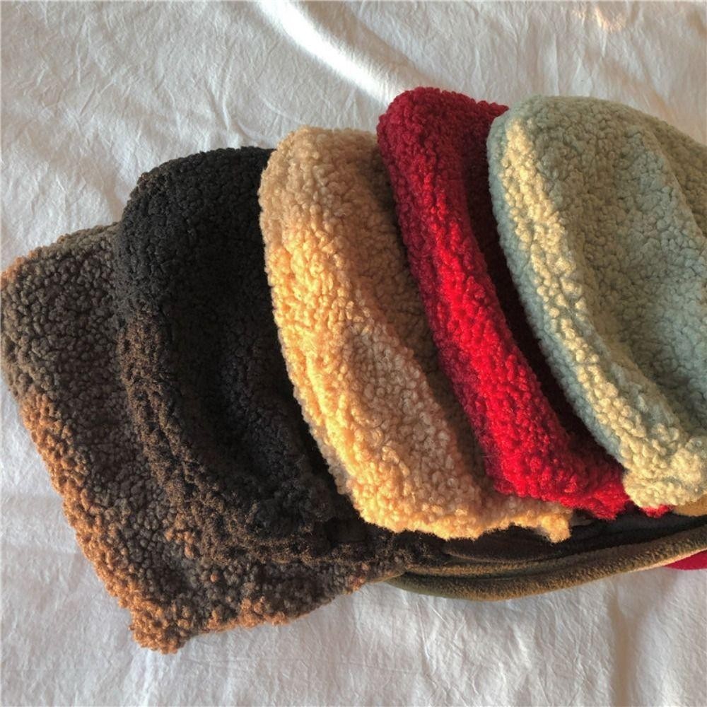 Mũ Beanie mùa đông THFENG từ chất liệu lambswool dày và ấm áp, bảo vệ tai khỏi gió lạnh