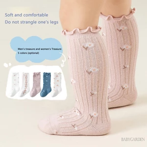 Baga-3 tuổi Bé Gái Xà lách Còng In hoa Tất Cao đến đầu gối