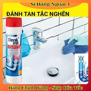 Bột thông cống DENKMIT 600gr - Thông tắc cống chậu rửa bát, bồn rửa mặt, nhà vệ sinh