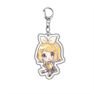 Móc Khoá, Standee, Tranh Kính Mô Anime Hatsune Miku Megurine Luka Kagamine Rin Trang Trí Bàn Học, Làm Việc