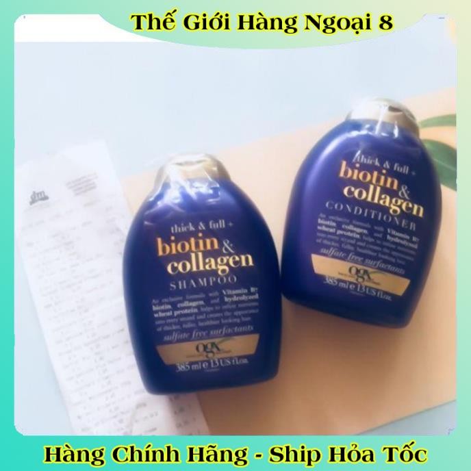 [auth] Dầu gội và xả chống rụng tóc Biotin & Collagen Đức- 385ml Đủ Bill [Hot]