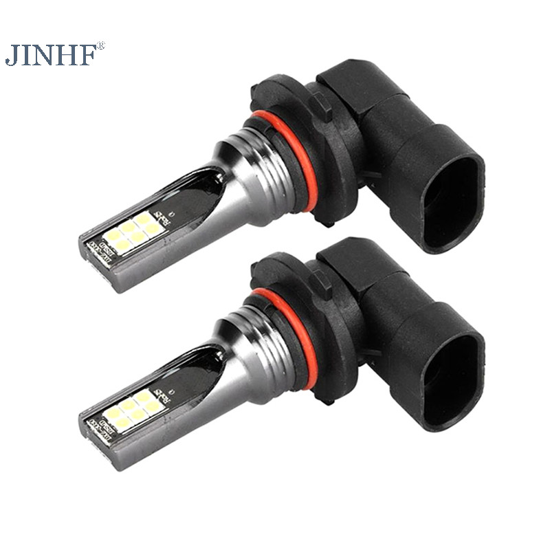 Jinhf 2 Chiếc H8 H11 Đèn Led Led Siêu Sáng Đèn Sương Mù Ô Tô Lái Xe Ngày Chạy Bộ HOT