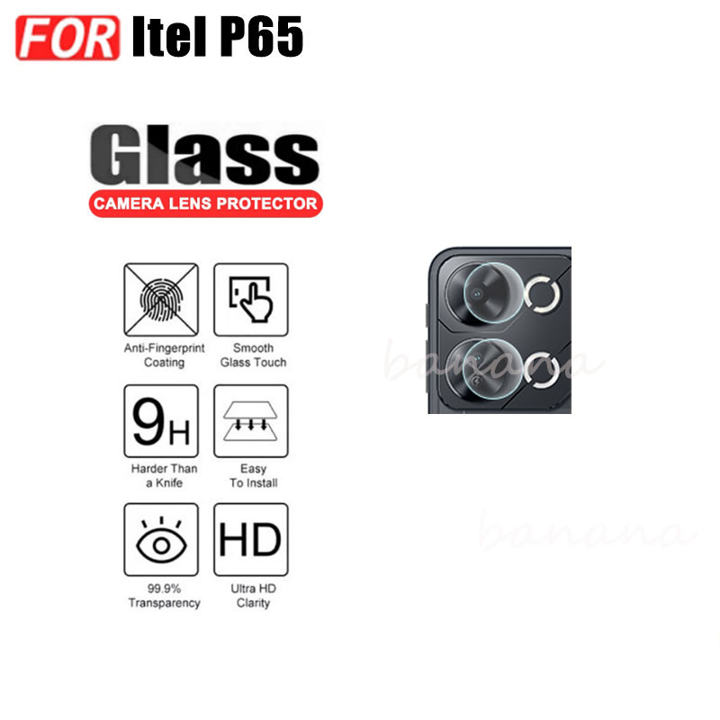Kính cường lực gốm 3 TRONG 1 Itel P65 cho P 65 A50 A70 Ống kính máy ảnh Kính bảo vệ màn hình và phim mặt sau