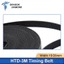 10Meter HTD-3M Mở Thời Gian Đai Chiều Rộng 15mm 20mm Dây Truyền PU Dây Đeo Đồng Bộ 3M Cho Máy Cắt Khắc Laser Co2
