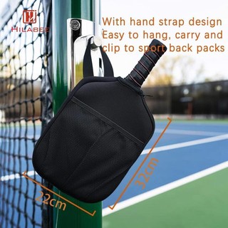 Hilabee Vỏ Neoprene Có Dây Kéo Cao Cấp Chống Thấm Nước Pickleball Tay Cầm Có Túi Và Tay Cầm Dây Đeo Để Luyện Tập