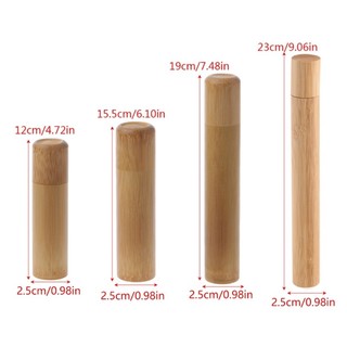 BS * Hộp ống tre kín khí Hộp đựng gia vị nhỏ có nắp 4 kích thước