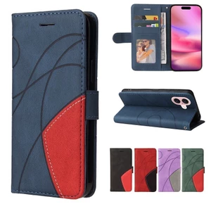 Ốp Ví Da Cho OPPO Reno 12 11 11F 10 9 8T 8 8z 7 7z 6z 5z 5 5F 4 4F 4z Pro Plus Lite 5G 4G Khe Cắm Thẻ Lật Vỏ Điện Thoại Chống Sốc