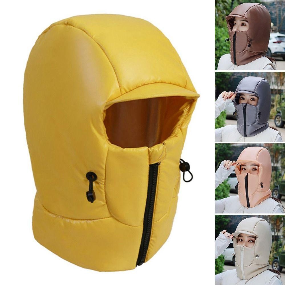 Mũ mùa đông THFENG dày chống gió, tích hợp mặt mũ lông ushanka, phù hợp cho nam và nữ