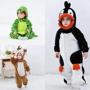 / / -3Month-3years Trang phục động vật Halloween cho bé Khủng long dễ thương / Chim cánh cụt / Nai sừng tấm cho Halloween Trang phục ngày lễ tiệc Cosplay