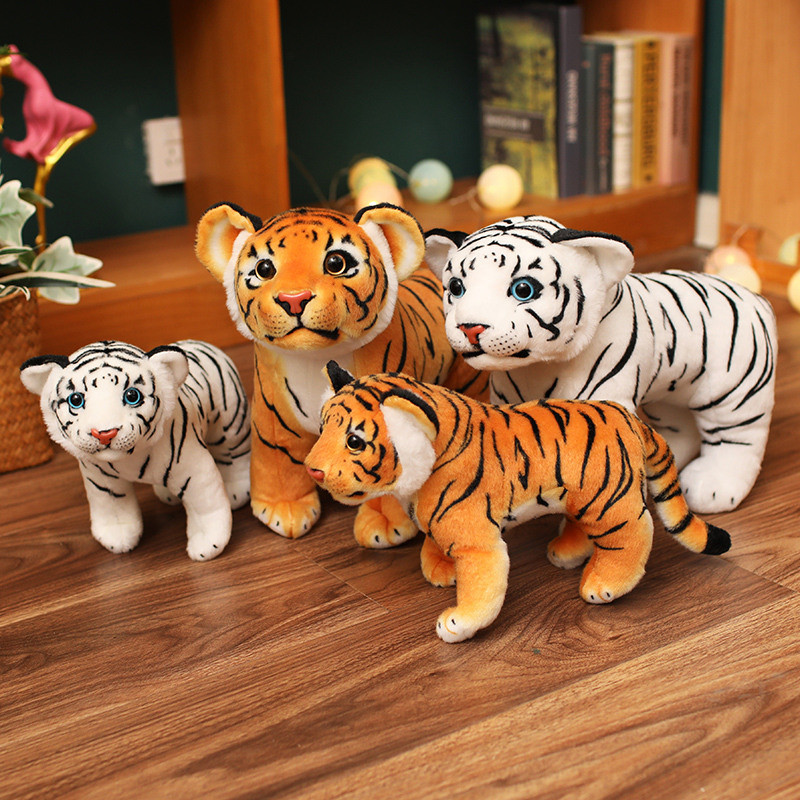 Kawaii Tiger Sang Trọng Đồ Chơi Vui Nhộn Mô Phỏng Hổ Sang Trọng Búp Bê 26-40cm Hổ Trắng Và Vàng Dễ Thương Gối Đồ Chơi Nhồi Bông Gối Cho Bé Nhẹ Nhà Sáng Tạo Trang Trí Phòng Ngủ Búp Bê Quà Tặng Sinh Nhật Trẻ Em
