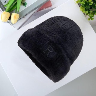 Mũ Bonnet Dệt Kim Dày Cho Nữ và Bé Gái, Chống Gió Lạnh