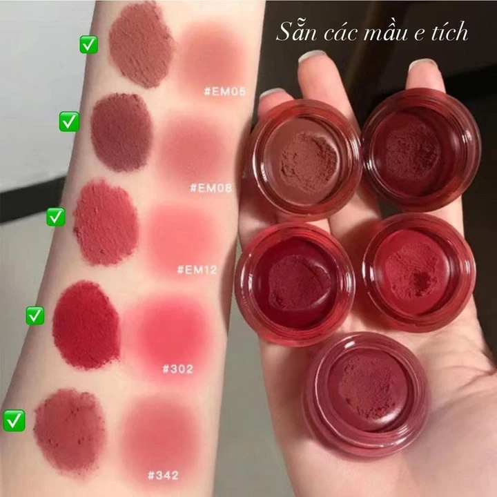 Son Hủ Lì Into You Shero Super Matte Lip & Cheek Mud