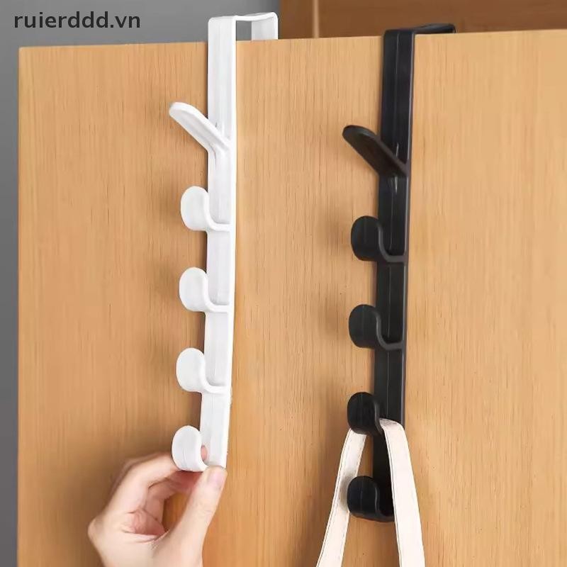 # MỚI # Fivesegment Móc Cửa Túi Đựng Khăn Tóc Liền Mạch Giá Đỡ Phòng Ngủ Nhà Tổ Chức Bảo Quản Bằng Nhựa Màu Nguyên Chất.