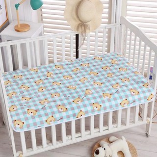 Tấm lót chống thấm cho bé, Thảm lót chống thấm  3 lớp size to cho bé 80x120CM SUNND