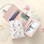 Ví ngắn SNUGHOUSE, Ví đựng tiền xu Kitty Bowknot, Quà tặng túi đựng tiền hoạt hình bằng da PU Kawaii