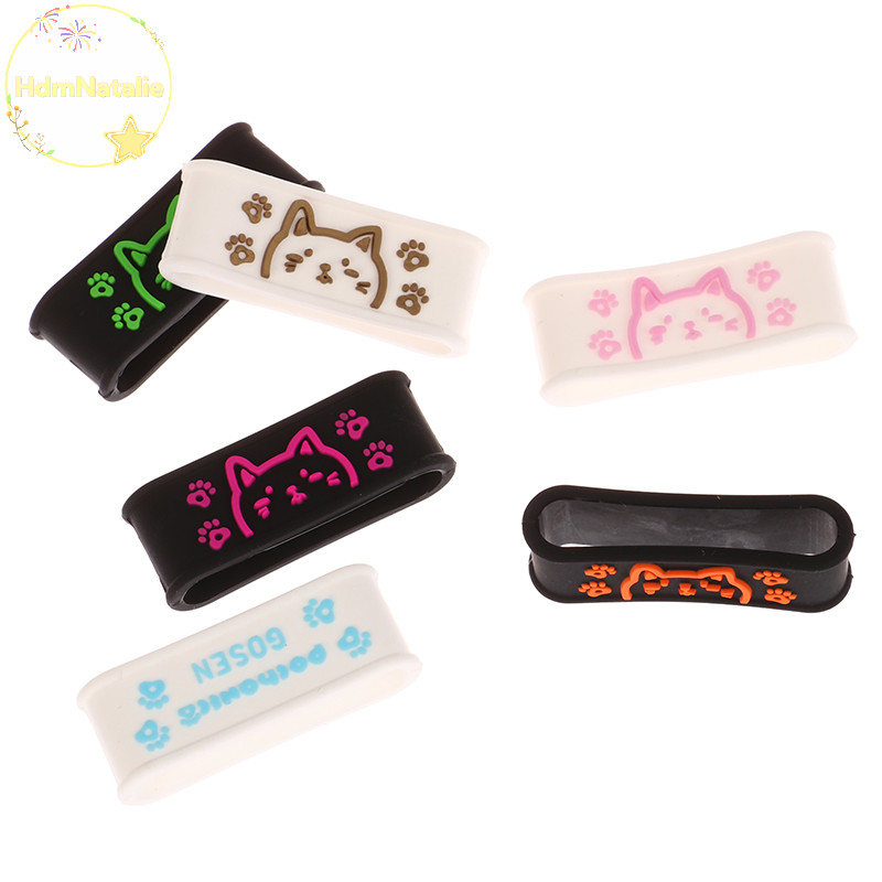 Hdmnatalie 1 Phim Hoạt Hình Dễ Thương Vợt Tennis Tay Cầm Vòng Silicon Chống Trơn Trượt Hút Mồ Hôi Tay Cầm Cố Định Tennis Overgrips Vòng Cao Su VN
