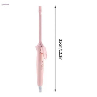 COD 9mm Điện Máy Uốn Tóc Gốm Coag Uốn Sắt Unisex Uốn Cây Đũa Phép Gia Đình Tạo Kiểu Tóc Con Lăn Waver 20W Mới