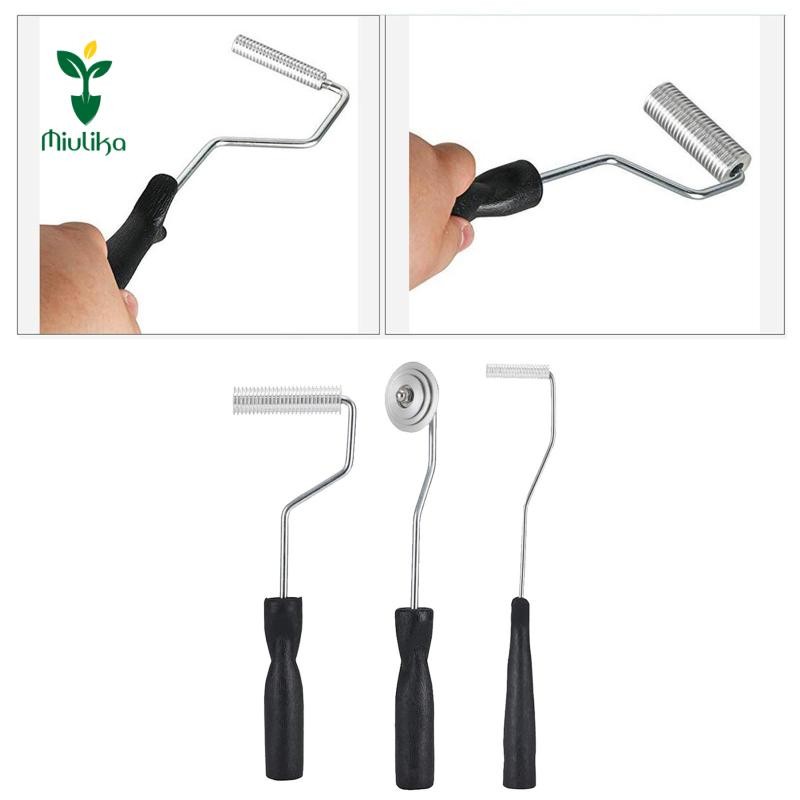 Bộ dụng cụ con lăn sợi thủy tinh, Bộ 3 con lăn cán nhựa sợi thủy tinh, Dụng cụ mái chèo bong bóng cho bồn tắm, vòi hoa sen, sửa chữa thuyền