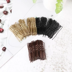 Cod 50 Cái / bộ Tóc Sóng Hình Chữ U Bobby Pin Barrette Salon Kẹp Tóc Mới