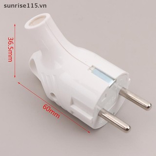 Srvn European Plug 2P + E Schuko Cắm Có Ổ Cắm Điện 16A Cắm Công Nghiệp Di Động EU.