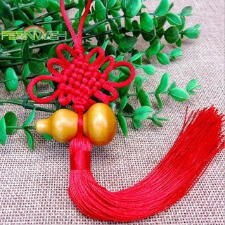 [Fernweh] 1Pc Bùa May Mắn Nút Thắt Trung Quốc Phong Thủy Bầu Mặt Dây Chuyền Trang Trí Nhà Cửa Ô Tô [MỚI]