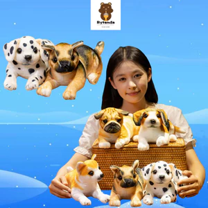 Đồ chơi nhồi bông cho chó thực tế Sáng tạo Kawaii Puppy Doll Dalmatian Beagle Đồ chơi nhồi bông mềm mại và thoải mái Trang trí nhà cửa Quà tặng đồng hành Đồ chơi trẻ em Quà tặng sinh nhật Quà tặng Giáng sinh