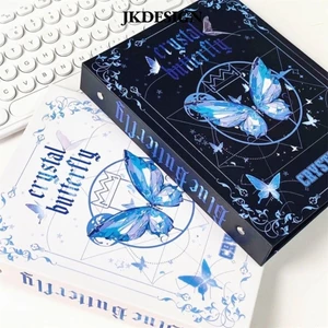 Jkdesign Loose-leaf Album, A5 Butterfly Series Album Ảnh, Chất Kết Dính Photocard Bộ Sưu Tập Sách Quà Tặng