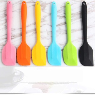 Phới trộn bột silicon đúc nguyên khối đa năng dẻo dai chịu nhiệt muôi lật tiện lợi nhà bếp