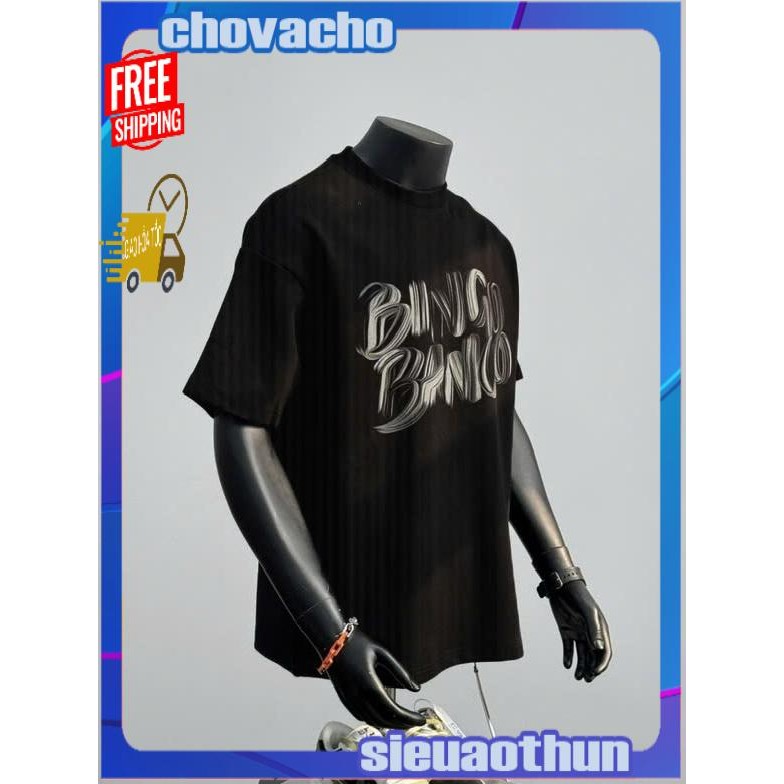Áo thun Stee Cổ tròn BINGO BANGO Localbrand ICVCVNI Unisex Cotton