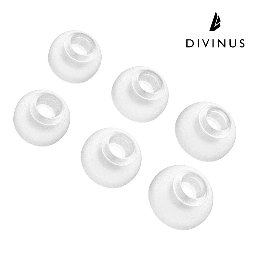 Đầu tai nhung Divinus cho tai nghe không dây TWS, độ thoải mái Vòng đệm rộng áp suất thấp Đầu tai cho vòi phun 3mm-5mm