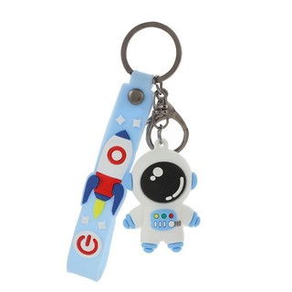 Trong Kho PVC Mềm Cao Su Phim Hoạt Hình Phi Hành Gia Spaceman Keychain Đồ Trang Trí Nhỏ